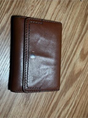 Fossil Brown Leather Key & Card Holder